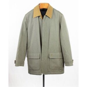 KENT & CURWEN x Loro Pia Green Quilted Barn Coat Jacket Barbour Drake’s RRL ALD